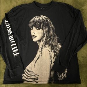 Taylor Swift Eras Tour Blue Long Sleeve Shirt